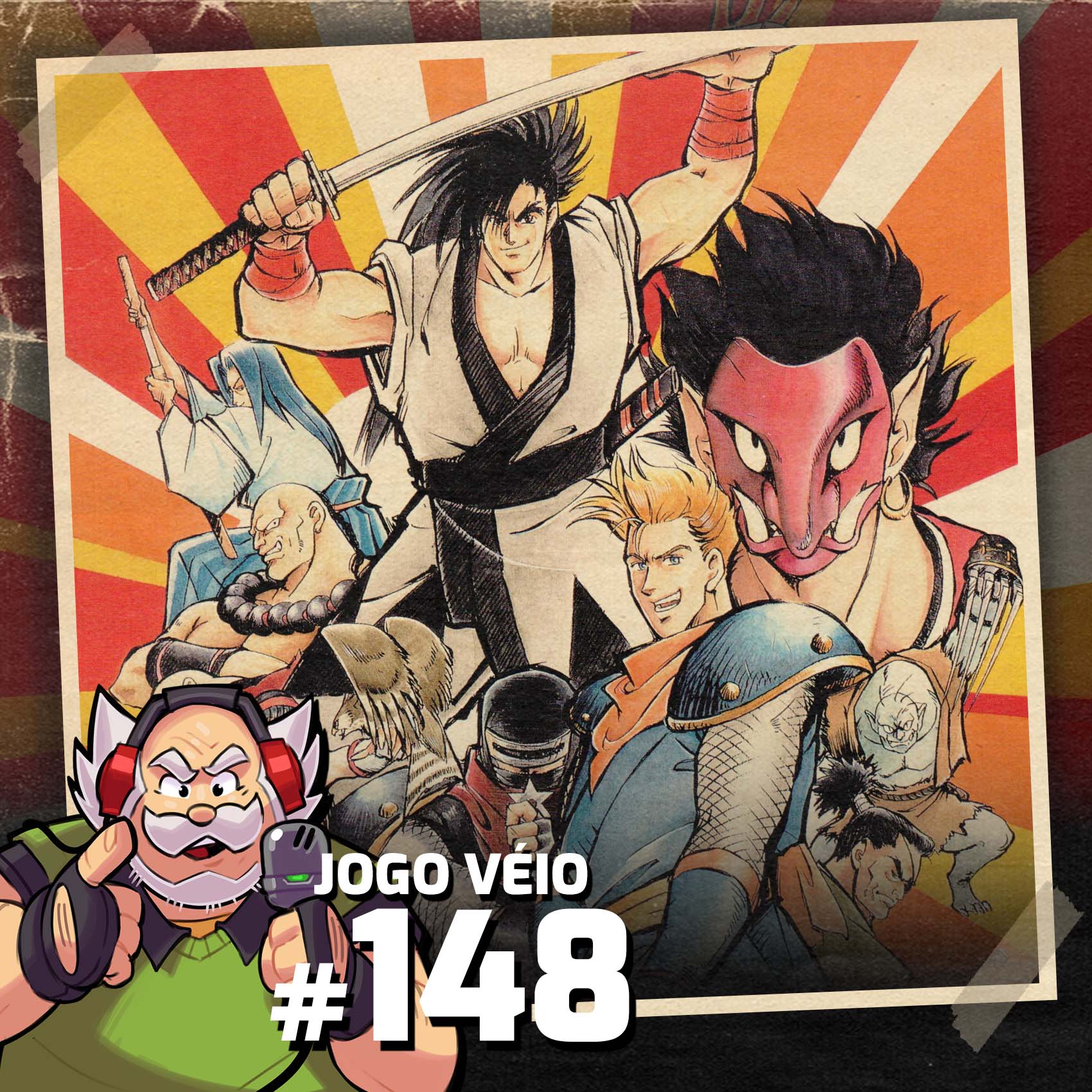 Jogo Véio Podcast #148 - Samurai Shodown