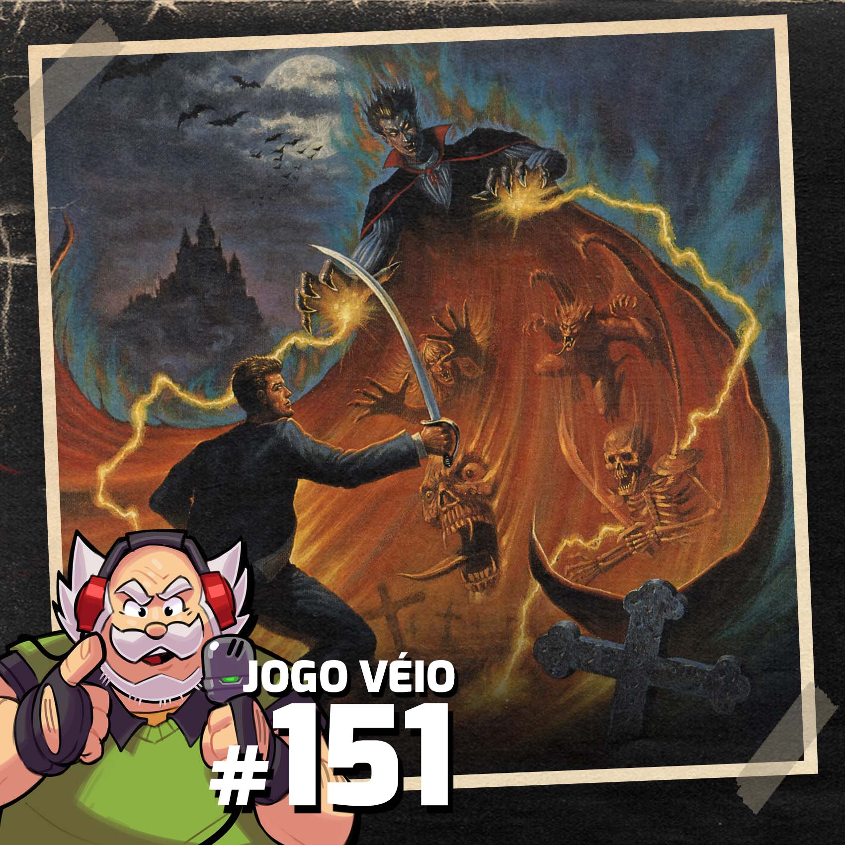 Jogo Véio Podcast #151 - Master of Darkness