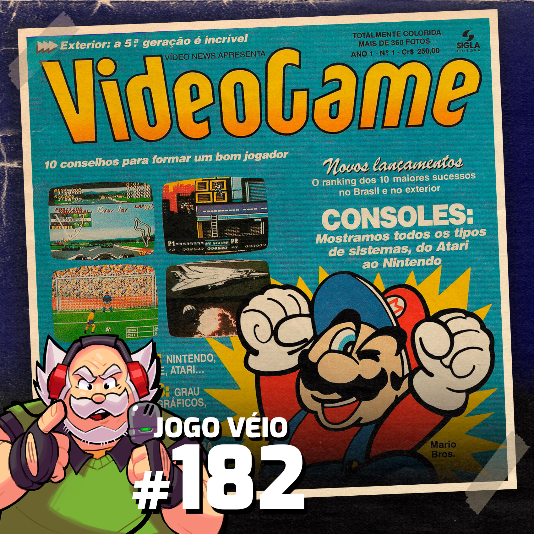 Jogo Véio Podcast #182 - Bate-Papo de Banca: Revista Videogame