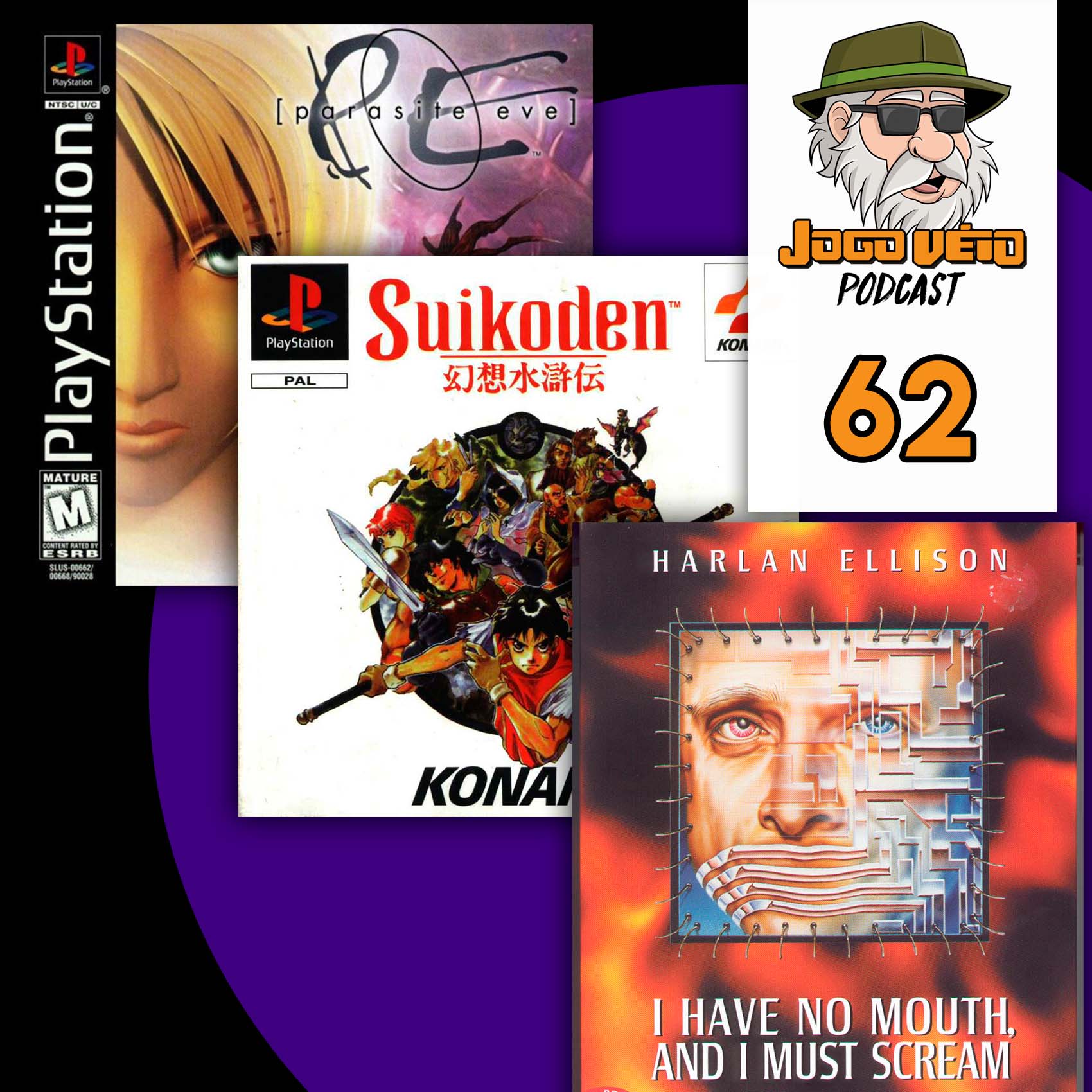 Jogo Véio #62 - Parasite Eve, Suikoden e I Have No Mouth, and I Must Scream