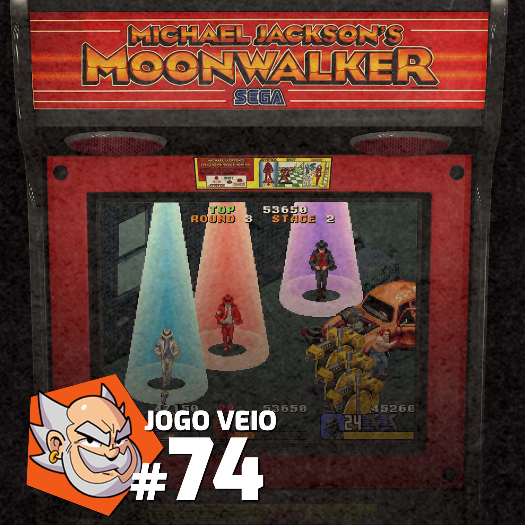 Jogo Véio #74 - Michael Jackson's Moonwalker (Arcade)