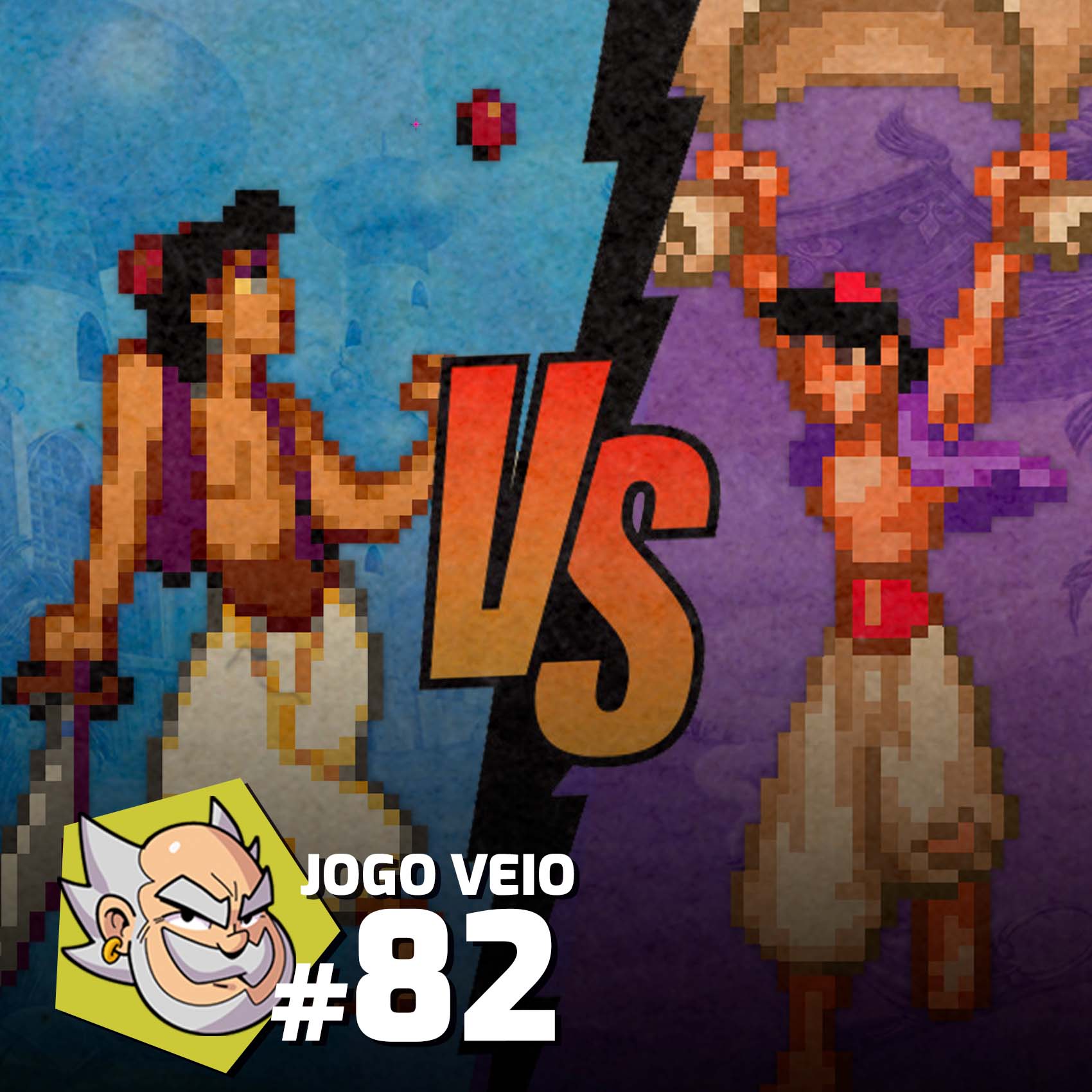 Jogo Véio #82 - Aladdin (Mega Drive) Vs Aladdin (Super Nintendo)