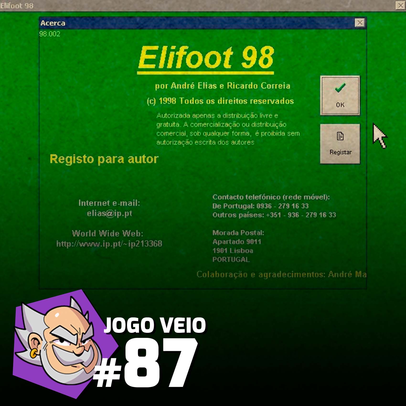 Jogo Véio #87 - Elifoot 98