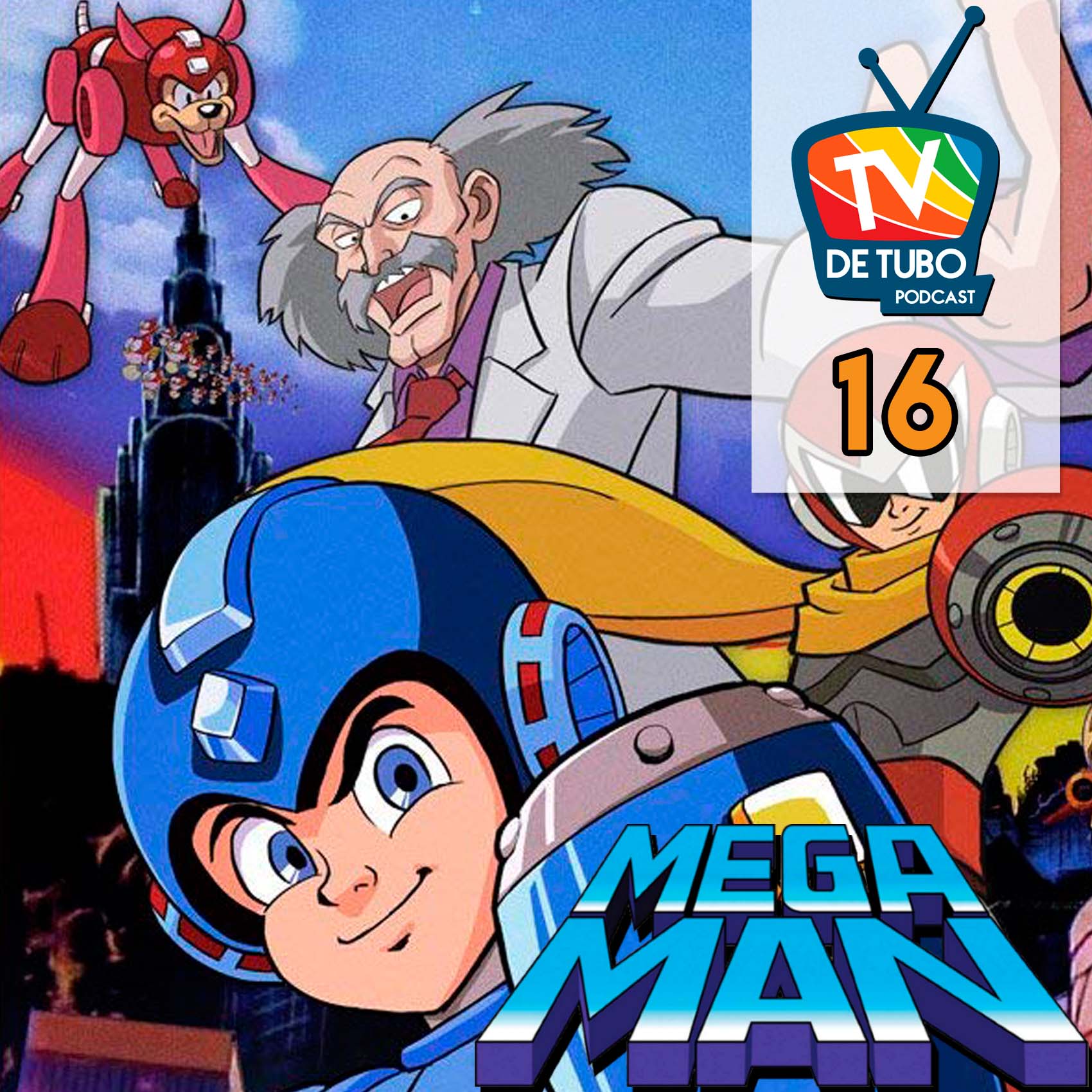 TV de Tubo #16 - Mega man (animação dos anos 90)